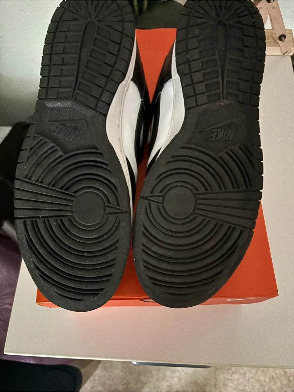 Nike Women’s Black and White Low-Top Sneakers